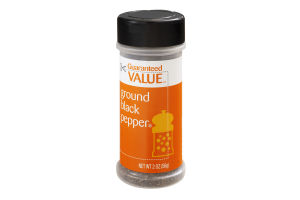 Guaranteed Value Ground Black Pepper