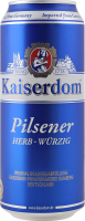Пиво 0.5л 4.7% светлое фильтрованное пастеризованное Pilsener Kaiserdom ж/б