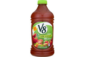 V8 100% Vegetable Juice Low Sodium Original