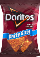 Doritos Tortilla Chips Spicy Nacho Party Size