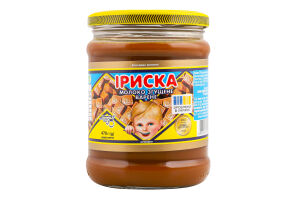 Молоко згущене варене нежирне Іриска Первомайський МКК с/б 470г