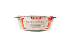 Форма скляна кругла 1л 20x18х7см №207В100/7948 Air fryer Pyrex 1шт
