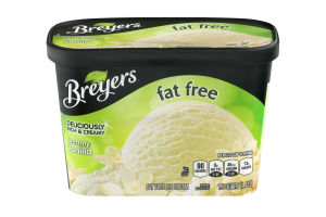 Breyers Fat Free Ice Cream Creamy Vanilla