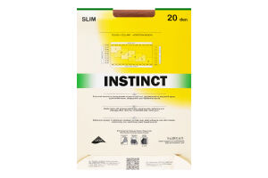 Колготки жіночі Instinct Slim 20den 4 natural
