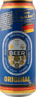 Пиво 0.5л 4.1% пастеризоване Original NoAd.Beer з/б
