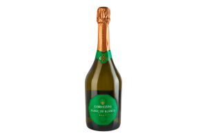 Вино ігристе 0.75л 11% брют Cuvee Blanc de Blancs Corvezzo пл