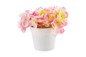 Гортензія штучна у горщику 11*11см в асортименті