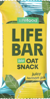 Батончик Lifebar вівсян смак лимон пирога органіч