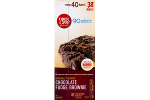 Fiber One Brownies Chocolate Fudge Brownie - 40 CT