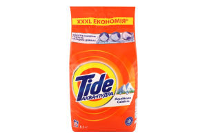 Средство моющее синтетическое порошкообразное Альпийская свежесть Аква-Пудра Tide 8.1кг