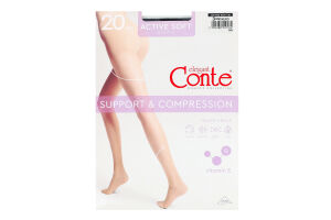 Колготки жіночі Conte elegant Active soft 20den 3 nero