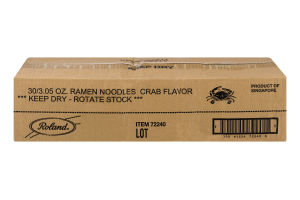 Roland Ramen Noodles Crab - 30 CT
