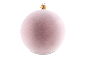 Прикраса ялинкова Куля Оксамит 130мм 31052