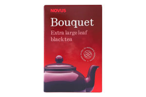 Чай черный цейлонский байховый цельнолистовой Букет Novus к/у 70г