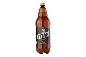 Пиво 1.95л 8% світле міцне пастеризоване Titan Чернігівське п/пл