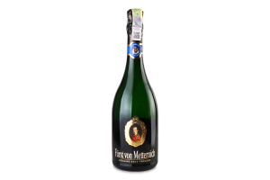 Вино ігристе Рислінг біле сухе 12,5% 0,75л Фюрст фон Меттерніх