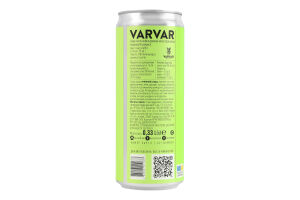 Пиво 0.33л 5.3% світле нефільтроване непастеризоване Kalamansi Varvar з/б