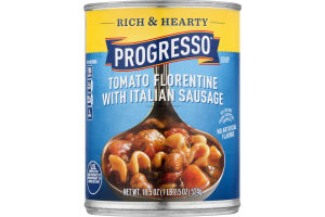 Progresso Soup Rich & Hearty Tomato Florentine With Italian Sausage