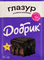 Глазурь со вкусом шоколада Добрик м/у 75г