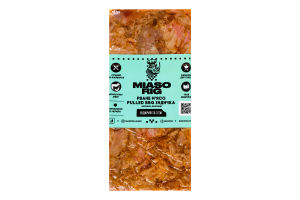 М'ясо рване індичка Pulled BBQ Miasorig к/з в/у 0.1кг