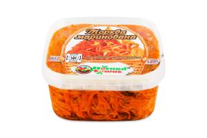 Морква маринована з грибами лисичками Повний Кошик відро 500г