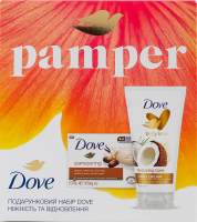 Набор Крем для рук Восстановление 75мл + Крем-мыло Объятия нежности 90г Нежность и восстановление Dove 2шт