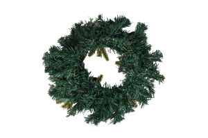 Прикраса декоративна Вінок з бантом 30см 985729