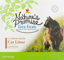 Nature's Promise Lightweight Cat Litter Clumping Wood