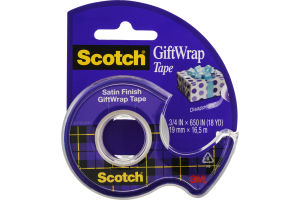 Scotch Gift Wrap Tape Satin Finish