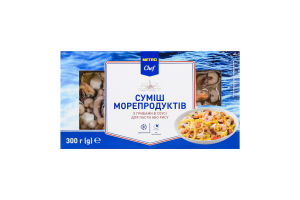 MC СУМІШ МОРЕПРОДУКТІВ З ГРИБАМИ 300 Г