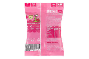 Снек фруктовий для дітей від 12міс Apple-raspberry Baby Bob Snail м/у 40г