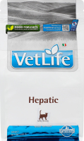 Корм д/котів Vet Life Hepatic при хронічній печінковій недостатності сухий 400г Farmina