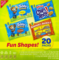 Nabisco Fun Shapes Variety Pack - 20 CT