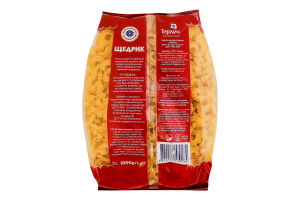 Изделия макаронные фигурные группа В класс экстра Гребешок Щедрик м/у 1кг