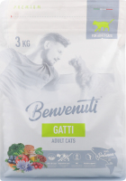 Корм д/котів Gatti з лососем сухий 3кг Benvenuti