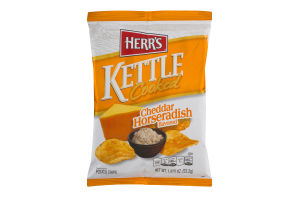 Herr's Kettle Cooked Cheddar Horseradish Potato Chips