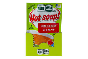 Суп харчо миттєвого приготування Hot soup! Aunt Sonia м/у 20г