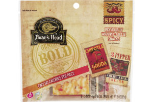 Boar's Head Brand Spicy Chipotle Gouda Cheese 3 Pepper Colby Jack Cheese - 6 CT