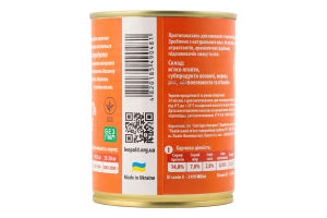 Корм д/собак М"ясний раціон Класична серія з ягням 360г ж/б Леопольд