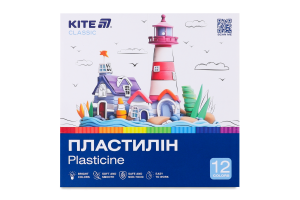 Пластилін №K-1086 Classic Kite 12шт
