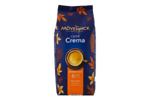 Кава натуральна смажена в зернах Caffe Crema Movenpick м/у 1кг