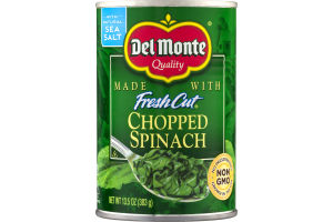Del Monte Fresh Cut Chopped Spinach