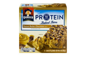 Quaker Protein Baked Bars Peanut Butter Chocolate - 5 CT