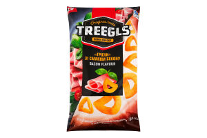 Сніданки сухі неглазуровані з добавками зі смаком бекону Treegls м/у 150г