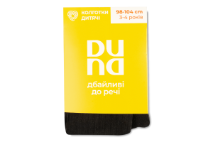Колготки детские Duna №4442 98-104 черный