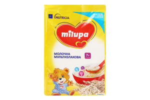 Каша молочна для дітей від 7міс суха мультизлакова Milupa м/у 210г