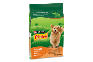 Корм сухой для собак с курицей и овощами Balance Friskies м/у 10кг