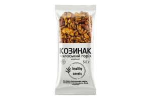 Козинак медовый Грецкий орех Healthy Sweets м/у 50г