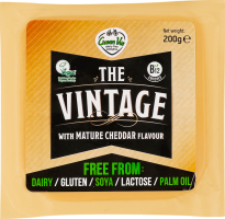 Сир веганський Cheddar Vintage Green Vie в/у 0.2кг