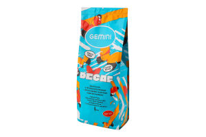 Кава натуральна смажена в зернах без кофеїну Decaf Gemini м/у 250г